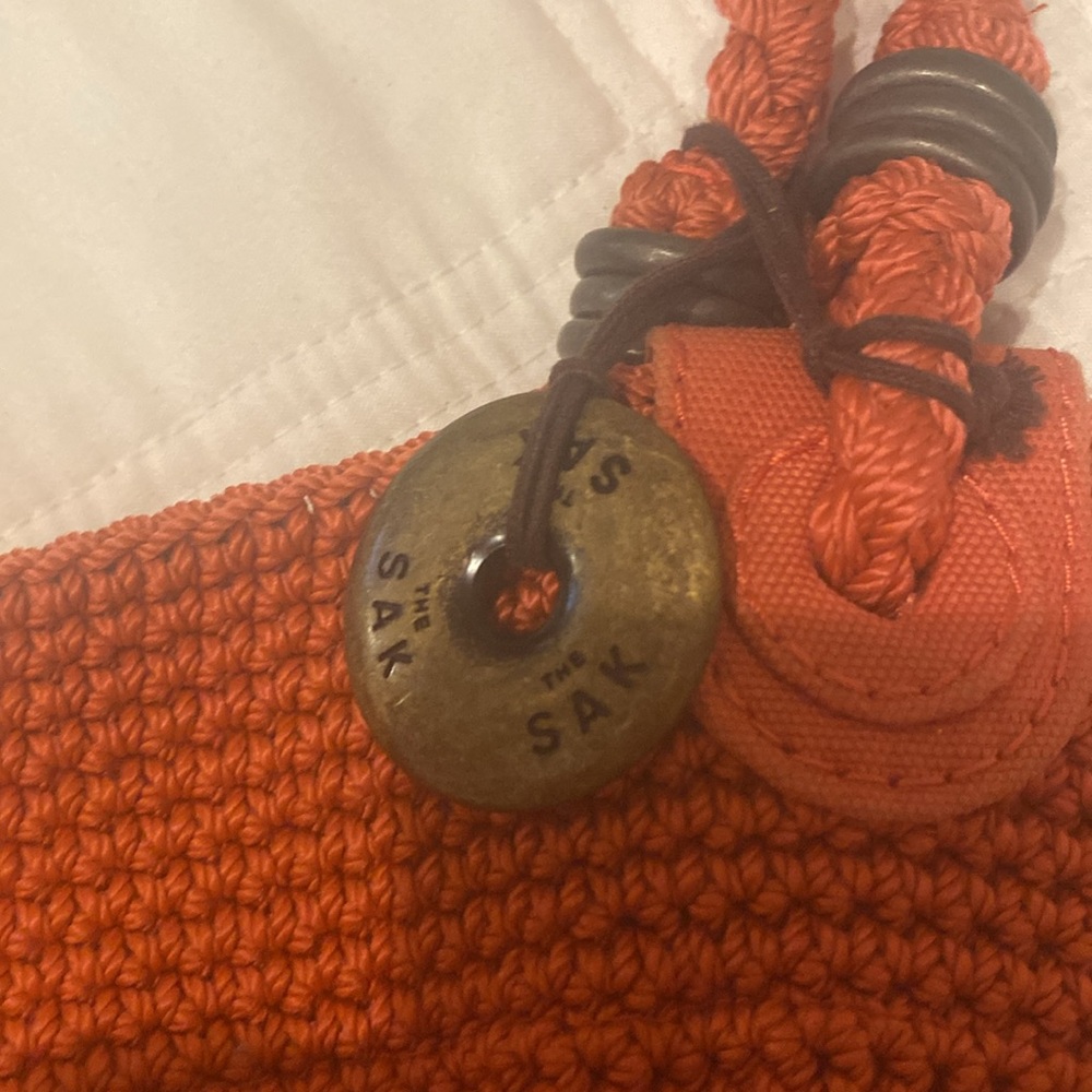 The Sak Rust Crochet Shoulder Bag - Picture 3 of 9